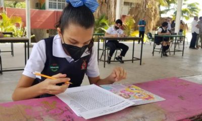 Este lunes abrieron los Centros Comunitarios de Aprendizaje en Sinaloa.( Foto: Noroeste / Alejandro Escobar )