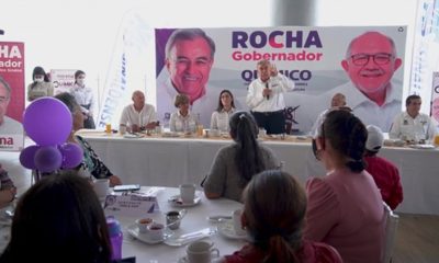 Rocha Moya se pronuncia contra la violencia hacia la mujer