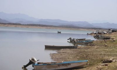 Sequía acelera pesca en la presa Sanalona