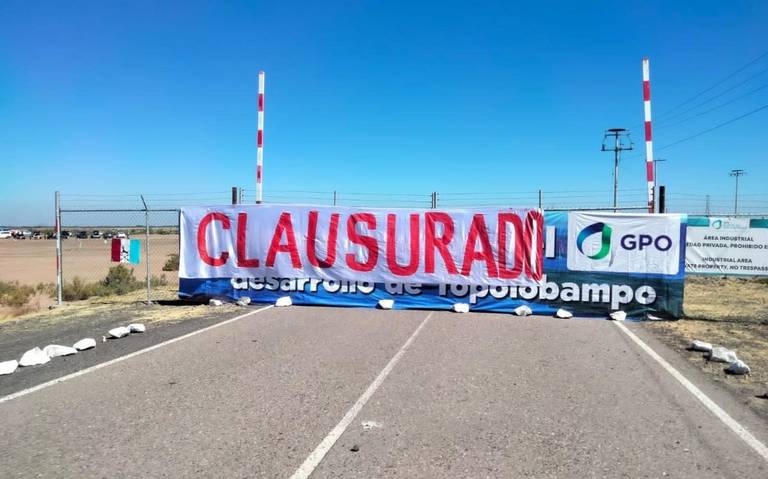 Manifestantes _clausuran_ planta de amoniaco en Topolobampo